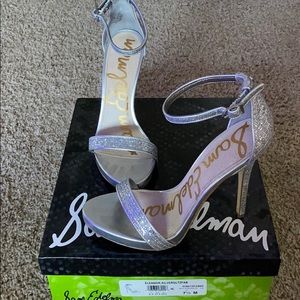 Sam Edelman silver high heel